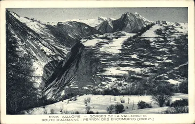 Gorges da Valloirette — Perron dos Encombres (2828 m.) — Braun & Cie, Editor