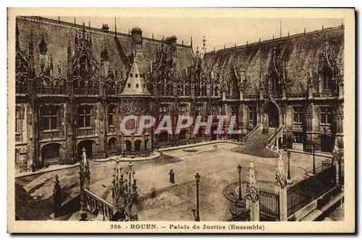 Rouen — Palais de Justice (Ensemble) — Édition La Gignone, 7, rue aux Bures, Rouen