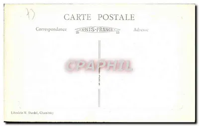 Chambéry - Portal de San Domingo, Entrada al Castillo — La Saboya — n° 57 — Reverso