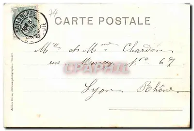 Chamonix — Cadeia das Aiguilles — J.J. 2234 — Verso
