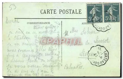 Château-Gaontier — Widok z Bel-Air — LL. — Rewers