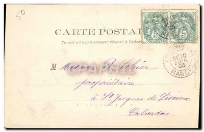 Le Pont-Bénédicte — Torigni — wydawca J. Besse, nr serii nieczytelny — Rewers