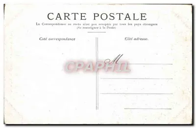 Paris — La Statue de la République — Éditeur non identifié, n° de série 0190 — Verso