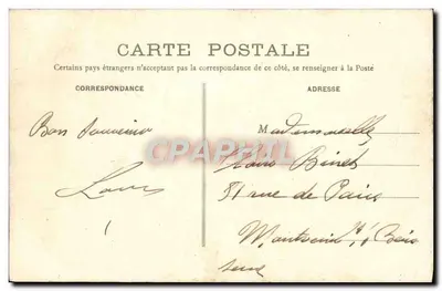Notre-Dame-des-Anges — Caminho sob as árvores — Coleção A — Verso