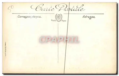 Cherbourg — O Canal de Retenção da Divette e a Montanha do Roule — LL — Verso