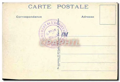 La firma del armisticio — escena histórica — editor no identificado, número de serie no visible — Reverso