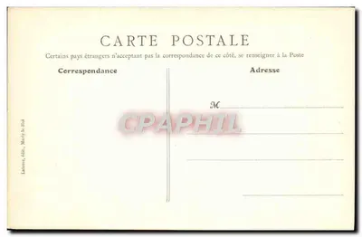 Castelo de Marly-le-Roi — Reconstituição por A°e Guillaumot pai — Latonce, editora, Marly-le-Roi — Verso