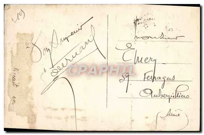 Piekny krajobraz Corrèze — Le Saout de la Bergère — Fototypia Guillaume Pere et Fils, Aubazine — Rewers