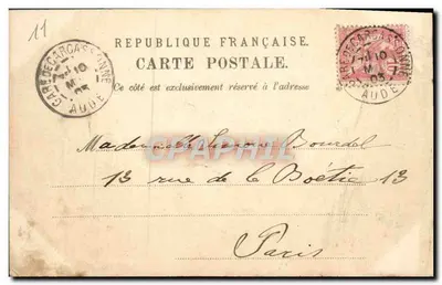 Ciudad de Carcassonne — Vista General Oeste — A. Georsson — Reverso