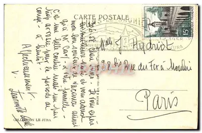 Baume-les-Messieurs — O Village — Editor: A Marinha Nacional — Verso