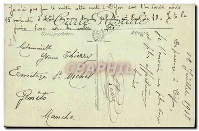 Dijon — Pałac Duków Burgundii — LL. n°85 — Rewers