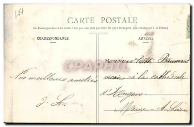 St-JULIEN-de-VOUVANTES — A Igreja e a Cripta — Coleção Donnary, Pomaret — Verso