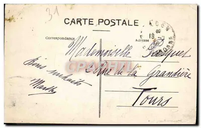 Agen — Praça do 14 de Julho — Editor: Fototipia Perrel, Agen — Verso