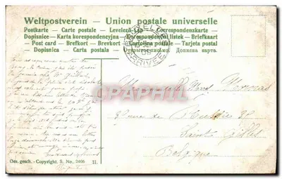 Para wśród trzcin — scena czytania — wydawca nieznany, numer serii nie widoczny — Rewers