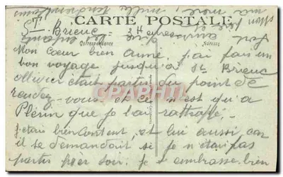 Brest - Le Pont Tournant — widok portu z łodziami i mostem stalowym — wydawca nieznany, n° 156 — Rewers