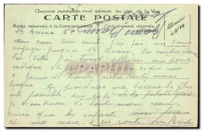 Saint-Brieuc - Wejście do portu - Wieża Cesson — Zbiór A. Waron — Rewers