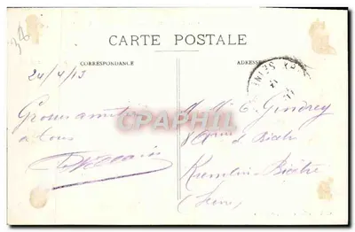 Grenoble — La Vedette en de Quais — C. Artige fils, uitgever, Annonas — Achterkant