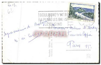 Boulogne-sur-Mer — A Catedral — Fauchois, n°15 — Verso