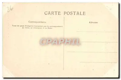 A Drome Pittoresca — Floresta de Lente, Estrada de Combe Laval — Arnaud filho, editor, Aubenas (Ardèche) — Verso