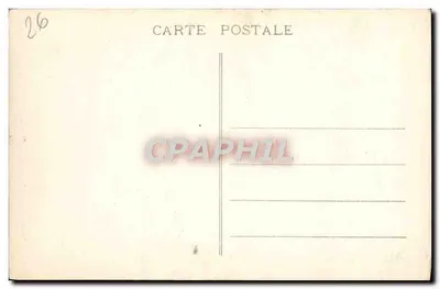 Floresta de Lente (Drôme) — Estrada de Combe-Laval — Coleção P. Peyrouz, Valence, n° 262 — Verso