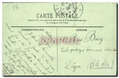 La Grande Chartreuse — Weg naar het Woestenij — LL. — Henri Bouyret — Achterkant