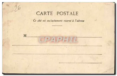 Uitgang van de Grote Goulette — Collectie P. P. Valeuce — n° 59 — Achterkant