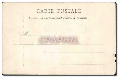 Château de Pau — Lit Louis XIV brodé par les Dames de Saint-Cyr — Éditeur : G. G. (n° 15) — Reverso