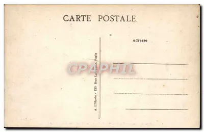 Fleurines (Oise) — Las Halatte — Trasa Czarnego Drzewa — C.H. Paryż — Rewers