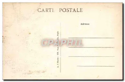 FLEURINES (Oise) — Foresta di HALATTE — Incrocio Bertrand, vicino all'Albero con l'immagine — Verso