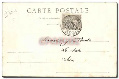 Grenoble - Fort Saint-Eynard — Ansicht des Rhône und des Mont Saint-Eynard — unbekannter Verlag — Rückseite