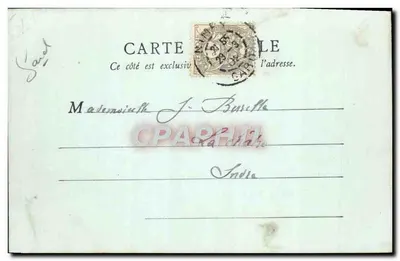 Fuente Pradier — Nîmes — B.F., París — Reverso