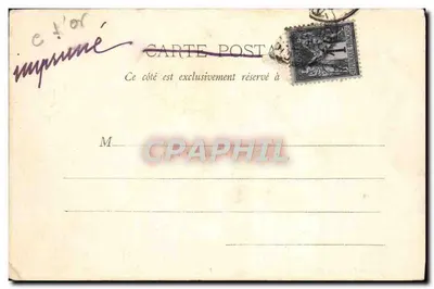 Dijon - Vista geral — desenhada por Chapuis, editada por Damidot frères e L. Venot — Verso