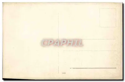 Interior de uma igreja destruída — vista após um bombardeio — 1443 — Verso