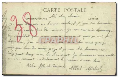 Ruínas da cure — Noordschote (Colheita 1916) — Verb, Nadrack — Verso