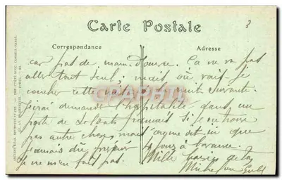 Soissons — Rue du Collège (kierunek Wschód) — G. Laguerre — Soissons — Rewers