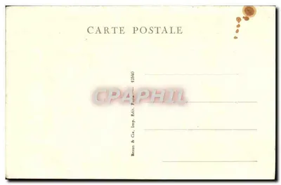 Musée du Louvre — Salle du philosophe en méditation — édition Braun & Cie, Imp. Edit. 2540 — Verso