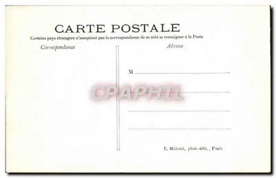 O Bosque de Vincennes — Um Embarcadouro — E. Malcuit, fot.-editor, Paris, n° 348 — Verso