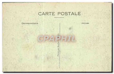 Explosão de um obus em uma rua de Verdun — A Grande Guerra 1914-16 — Benoist, editor, Bar-le-Duc - Visé Paris 203 — Verso