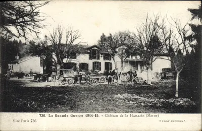 Castelo de la Harazée (Marne) — A Grande Guerra 1914-15 — Editor: Phot-Express, N° 736