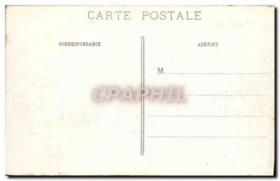Widok wnętrza zniszczonej świątyni w Laimont (Meuse) — Wielka Wojna 1914-15 — IMP. BAUDINIERE, Paris 447 — Rewers