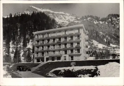 Passy (Haute-Savoie) — Estação climática a 1050 m — Hotel de l'Aiguille d'Ayère, casa de cura — editor desconhecido, número de série 74