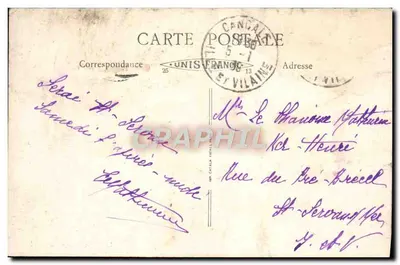 Le Dorat — Igreja Paroquial (séculos XI e XII) — Imp. Satenaud — Verso