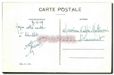 Cour da Hôtel Montorcier ou casa de Lucrèce — Montferrand — Verso