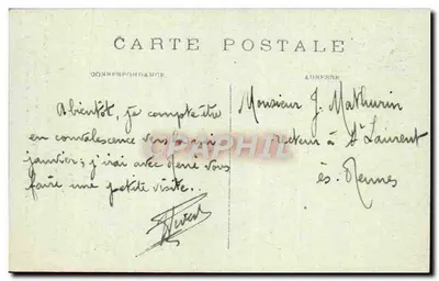 Clermont-Ferrand — Igreja de Nossa Senhora do Porto (Porta de entrada) — L'Hirondelle, Paris, n°483 — Verso