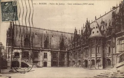 Rouen - Palais de Justice - Cour intérieure (XVIe siècle)