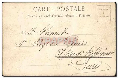 Royan — Vue du Port — Tongjatah, Auguste, n°01 — Verso
