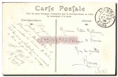 Langres — Katedra Świętego Mammès — wydawca nieznany, nr serii 92 — Rewers