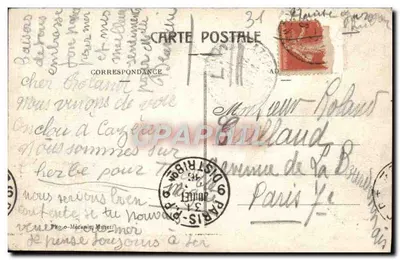 Lo États-Garanne — Wodospad Tonne, blisko CAZÈRES — Wydawnictwo Bazar de l'Hôtel-de-Ville — Rewers