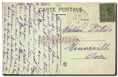 Cauterets — Wodospad Lutour — Wyd. A. Ducassé, Cauterets — Rewers