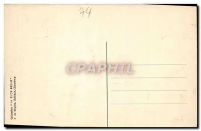 Jezioro Bourget — Rybacy z Lavarels — Mt. Deschamps / Charpignat — Rewers